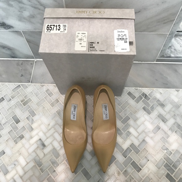 BNIB Jimmy Choo Abel Nude Kid Size 6 - Picture 3 of 7